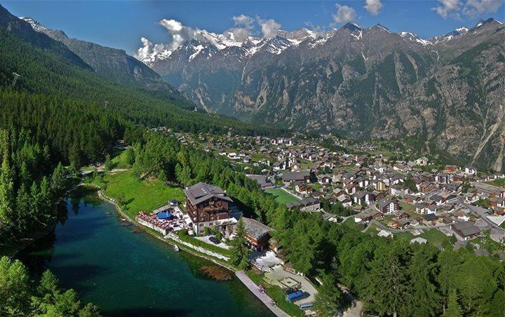 Pension Aaron Am See Grächen Εξωτερικό φωτογραφία